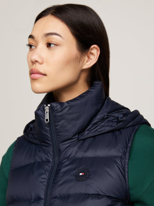 An image of the Tommy Hilfiger Ladies Casual Down Gilet