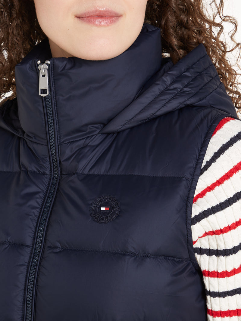 An image of the Tommy Hilfiger Ladies Casual Down Gilet