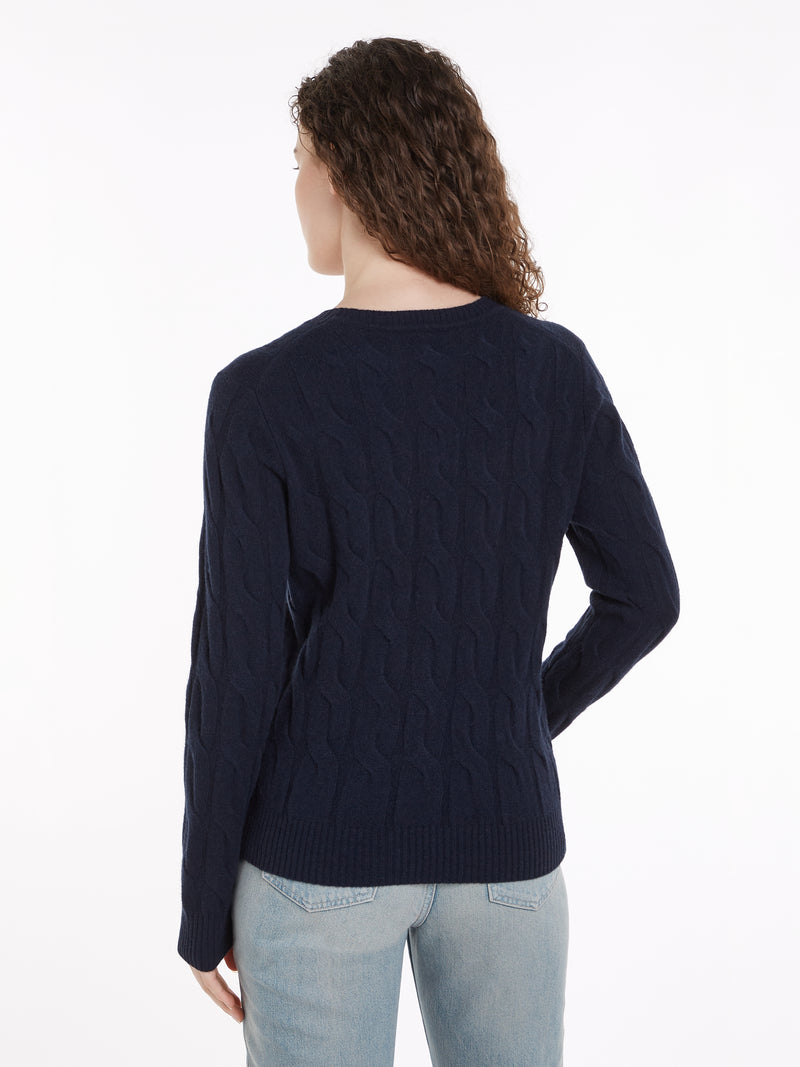 Pure Wool Cable Knit Jumper