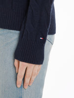 Pure Wool Cable Knit Jumper