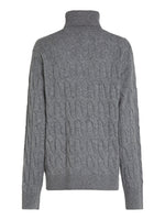 Relaxed Pure Wool Roll Neck Jumper