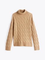 Relaxed Pure Wool Roll Neck Jumper