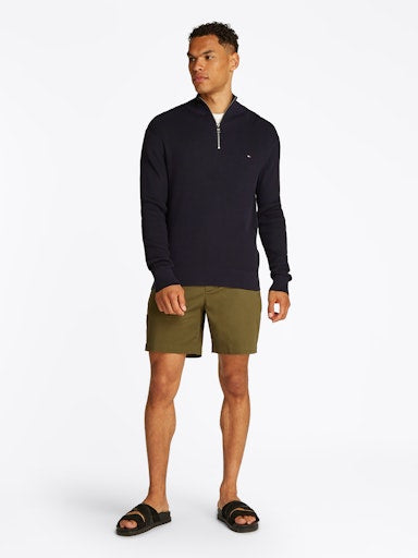 An image of the Tommy Hilfiger Racking Structure Quarter Zip Jumper