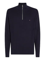 An image of the Tommy Hilfiger Racking Structure Quarter Zip Jumper