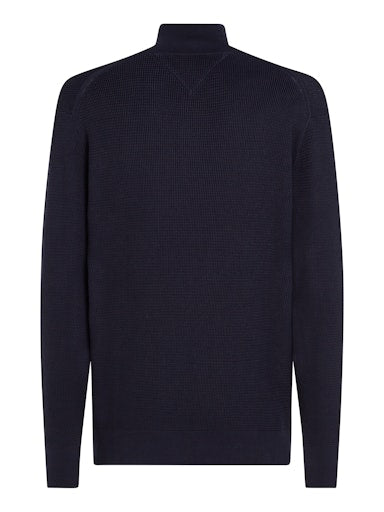 An image of the Tommy Hilfiger Racking Structure Quarter Zip Jumper