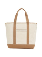 An image of the Tommy Hilfiger Canvas Beach Tote Bag