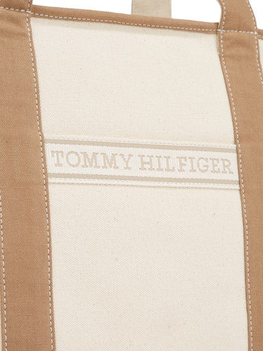 An image of the Tommy Hilfiger Canvas Beach Tote Bag