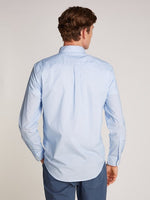 An image of the Tommy Hilfiger Flex Poplin Shirt in Optic White Pr.