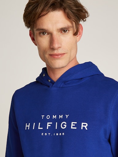 An image of the Tommy Hilfiger Hoody in Wedge Blue.