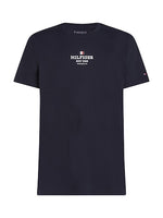 An image of the Hilfiger Tee by Tommy Hilfiger in Desert Sky.