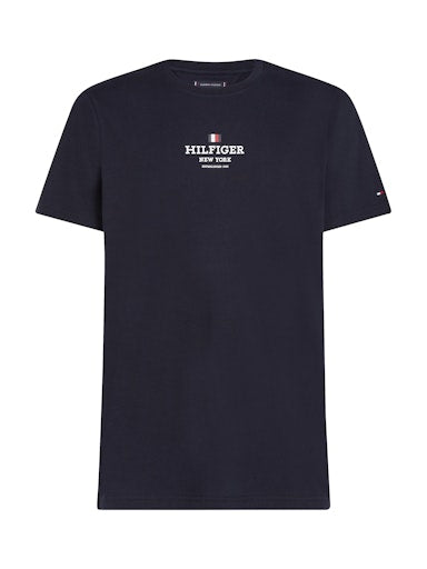 An image of the Hilfiger Tee by Tommy Hilfiger in Desert Sky.