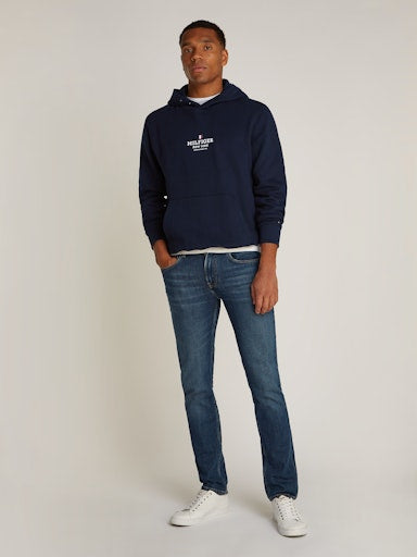 An image of the Hilfiger Hoodie by Tommy Hilfiger in Desert Sky.