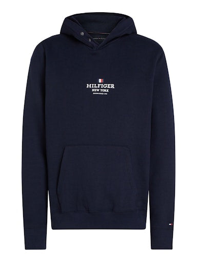 An image of the Hilfiger Hoodie by Tommy Hilfiger in Desert Sky.