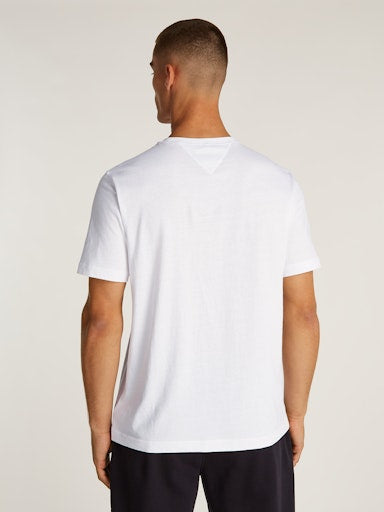 An image of the Tommy Hilfiger Big Hilfiger Tee in White.