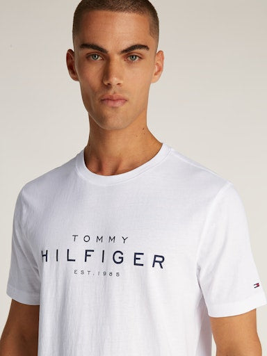 An image of the Tommy Hilfiger Big Hilfiger Tee in White.