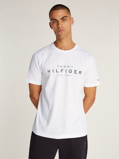 An image of the Tommy Hilfiger Big Hilfiger Tee in White.