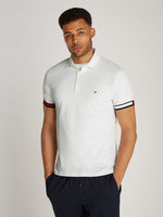 An image of the Tommy Hilfiger Flag Cuff Slim Polo