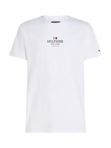 An image of the Hilfiger Tee by Tommy Hilfiger in White.