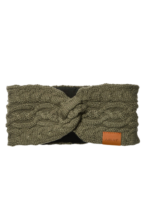 An image of the Ariat Norfolk Headband in Earth Heather.