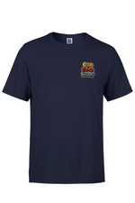 An image of the Old Guys Rule Good Vibrations IV T-Shirt in the colour Navy.