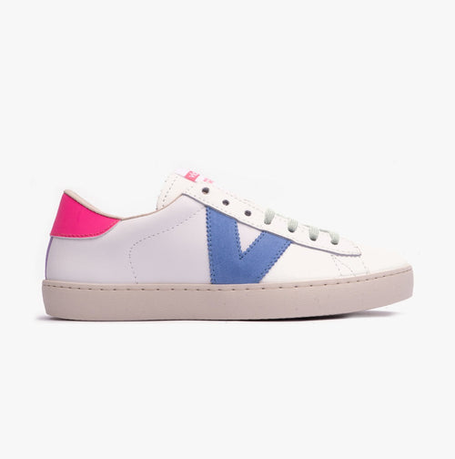 An image of the Victoria Berlin Leather & Neon Trainer