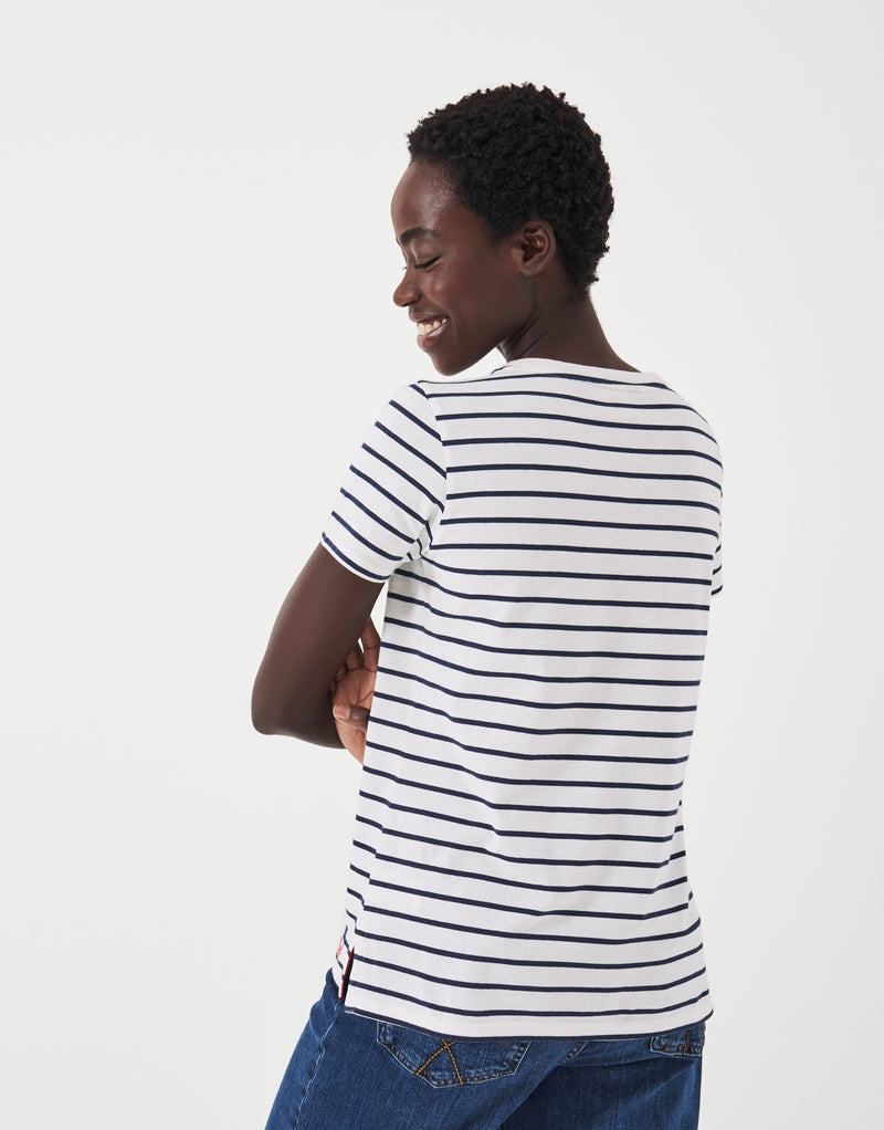 An image of the Crew Clothing Breton T-Shirt