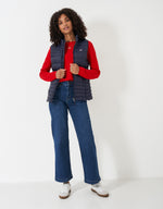 An image of the Crew Clothing Lightweight Padded Gilet