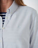 An image of the Crew Clothing Bracken Shirt in Blue.