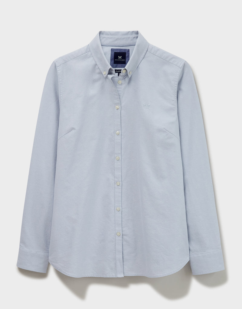 An image of the Crew Clothing Bracken Shirt in Blue.