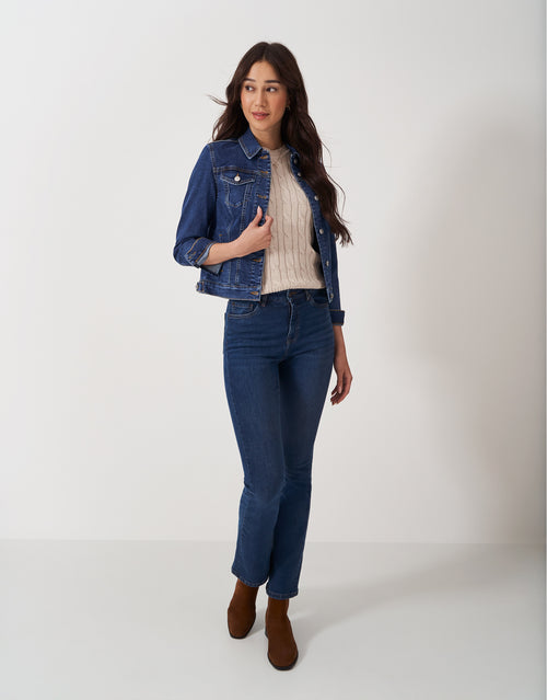 An image of the Crew Clothing Denim Western Jacket