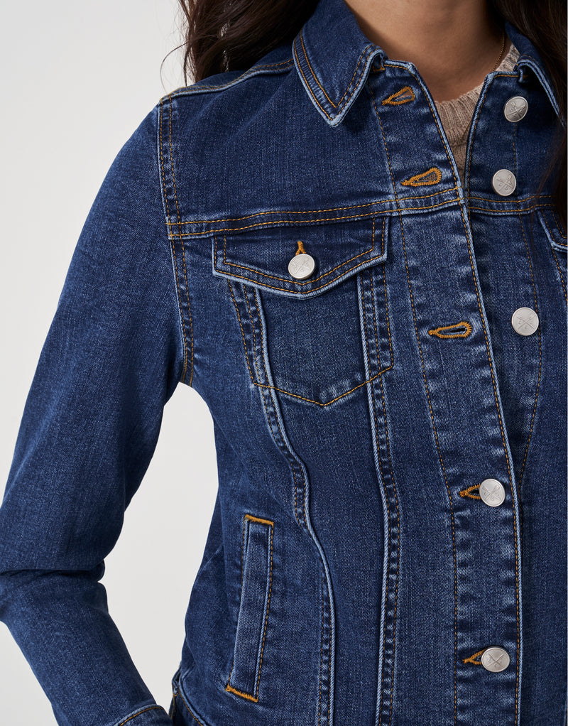 An image of the Crew Clothing Denim Western Jacket