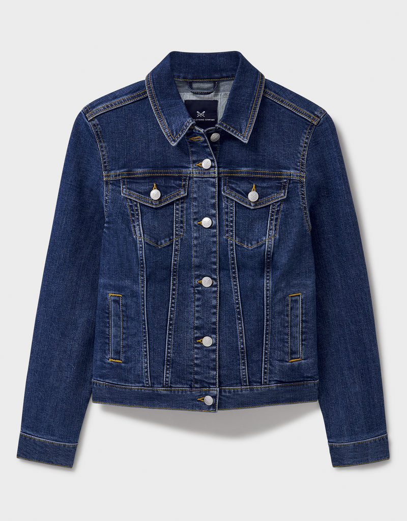 An image of the Crew Clothing Denim Western Jacket