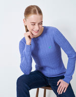 An image of the Crew Clothing Heritage Cable Jumper