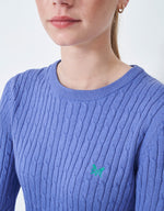 An image of the Crew Clothing Heritage Cable Jumper