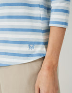 An image of the Crew Clothing Essential Breton Top