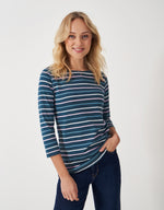 An image of the Crew Clothing Essential Breton Top