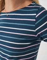 An image of the Crew Clothing Essential Breton Top