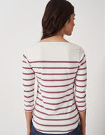 An image of the Crew Clothing Essential Breton Top