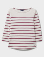 An image of the Crew Clothing Essential Breton Top