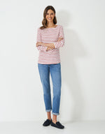 An image of the Crew Clothing Essential Breton Top