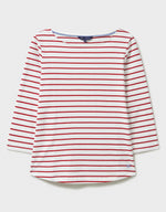 An image of the Crew Clothing Essential Breton Top