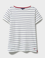 An image of the Crew Clothing Ultimate Stripe Heavyweight Cotton T-Shirt