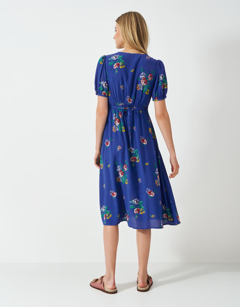 An image of the Crew Clothing Lola Tie Back Tea Dress