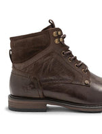 An image of the Rodd & Gunn Dunedin Military Boots in Chocolate Wash.