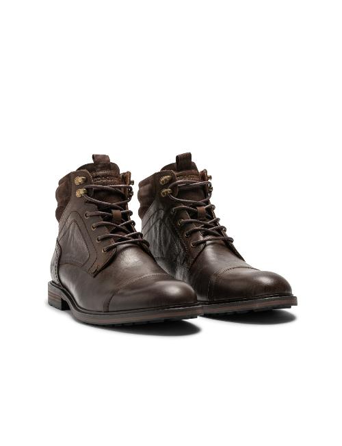 An image of the Rodd & Gunn Dunedin Military Boots in Chocolate Wash.