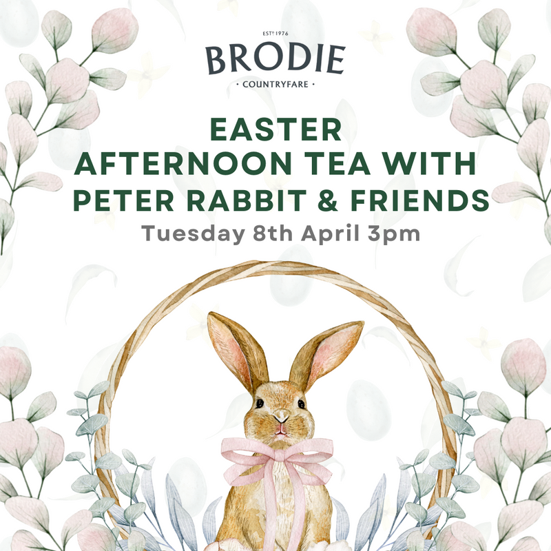 An image of the Brodie Countryfare Easter Afternoon Tea Ticket