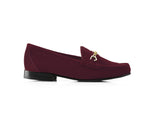 An image of the Fairfax & Favor Apsley Loafer in Plum.