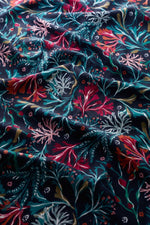 An image of the Seasalt May Garland Circle Scarf in Seaweed Bloom 