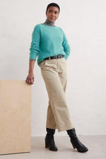 An image of the Seasalt Fruity Jumper in Seashore/Teal.