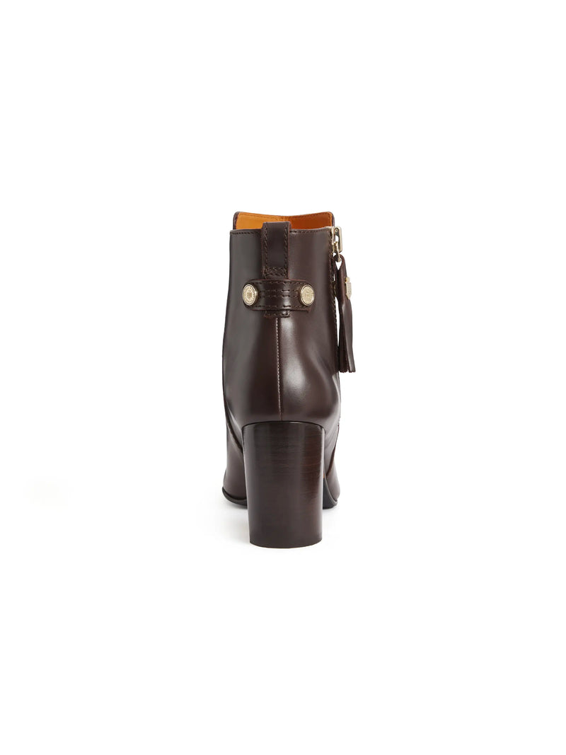 An image of the Fairfax & Favor Oakham Waterproof Ankle Boots in Mahogany Leather.